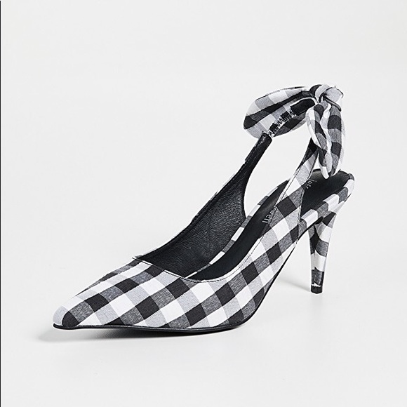 Jeffrey Campbell Cindy Gingham Pumps - Picture 2 of 7